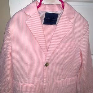 Janie & Jack Seersucker 2 piece Suit Size 6